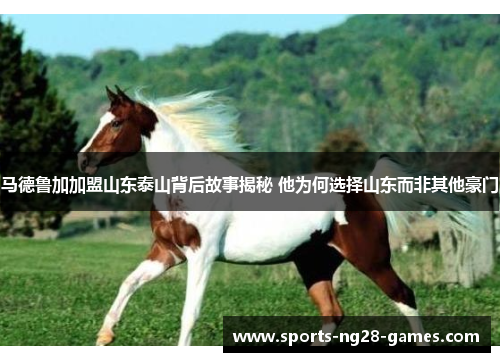 马德鲁加加盟山东泰山背后故事揭秘 他为何选择山东而非其他豪门